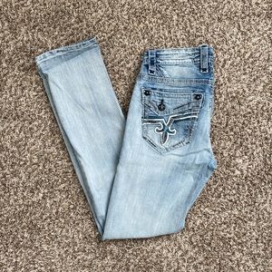 Rock Revival | Light Wash Klarson Straight Stretch Denim Jeans